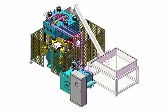 powder hydraulic press automation