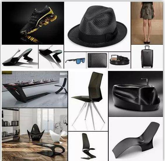 carbon fiber as fashion element material