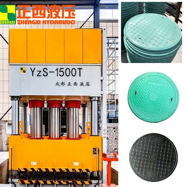 1500T manhole cover hydraulic press