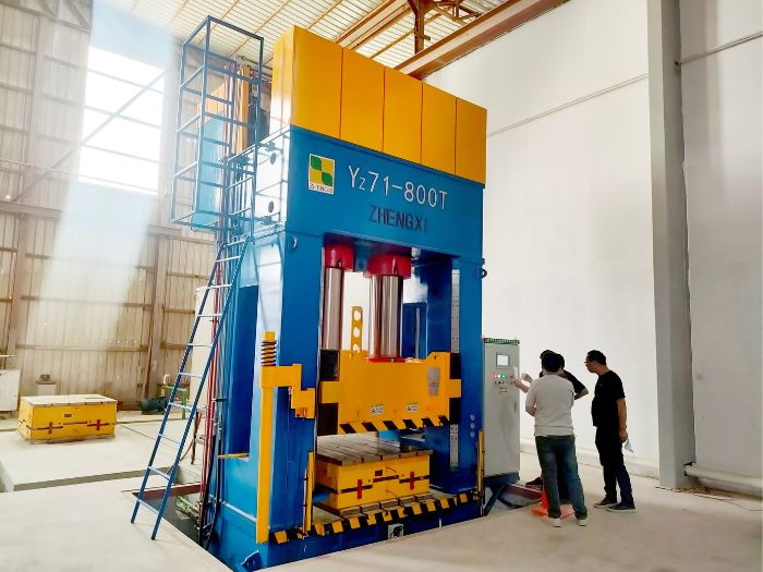 800T plant fiber composite tray hydraulic press machine
