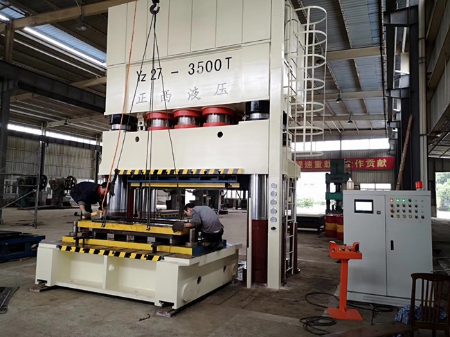 steel door embossing hydraulic press machine