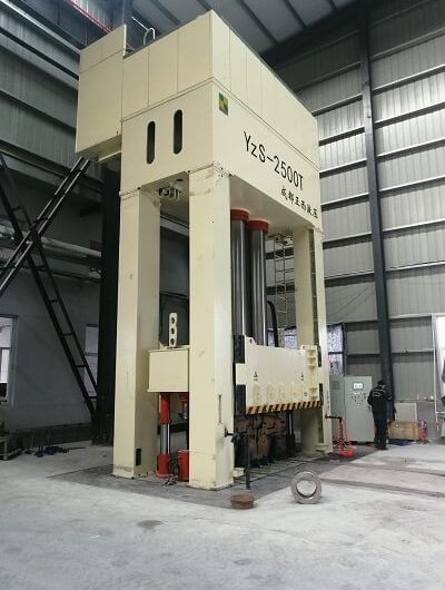 2500T deep drawing hydraulic press
